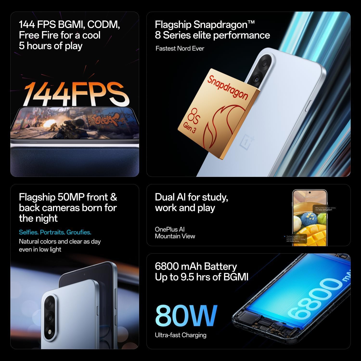 OnePlus Nord 5 5G Dual Sim 12GB RAM 512GB - Marble Sand 4 OnePlus Nord 5 5G Dual Sim 12GB RAM 512GB - Marble Sand – Image 3