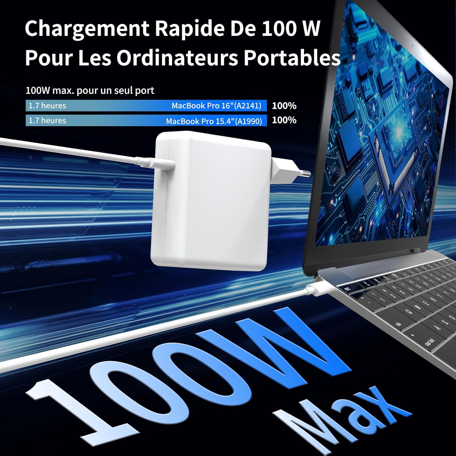 Compatible Dell 65W USB C Chargeur pour Dell Pro 16 13 14 Plus Latitude 3540 3440 3340 5540 5520 5440 5420 5430 5285 7440 7420 7330 7320 Inspiron 14 16 7620 2in1 XPS 13 Chargeur Ordinateur Type C 3 Compatible Dell 65W USB C Chargeur pour Dell Pro 16 13 14 Plus Latitude 3540 3440 3340 5540 5520 5440 5420 5430 5285 7440 7420 7330 7320 Inspiron 14 16 7620 2in1 XPS 13 Chargeur Ordinateur Type C – Image 2