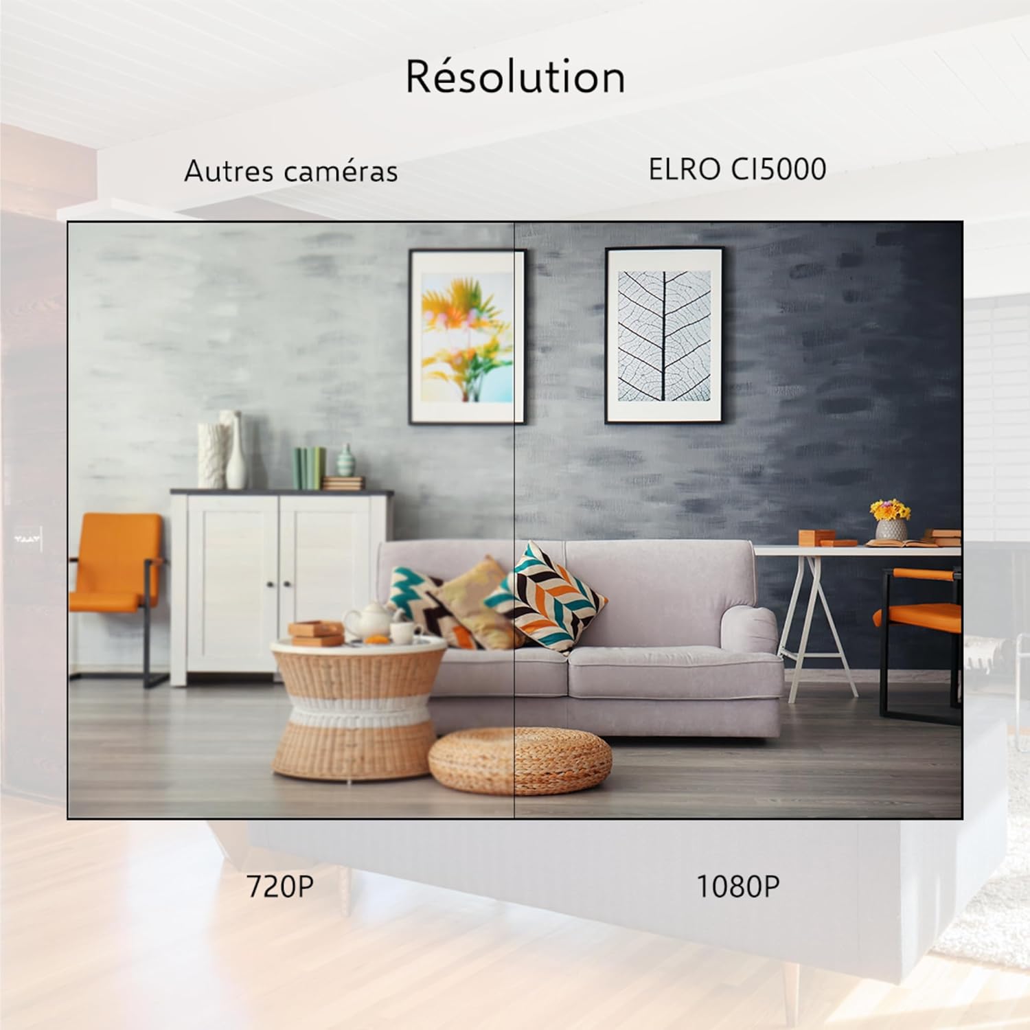 Caméra de sécurité IP WiFi intérieure ELRO CI5000 avec capteur de Mouvement et Vision Nocturne Caméra de sécurité Full HD 1080P avec sirène 4 Caméra de sécurité IP WiFi intérieure ELRO CI5000 avec capteur de Mouvement et Vision Nocturne Caméra de sécurité Full HD 1080P avec sirène – Image 3