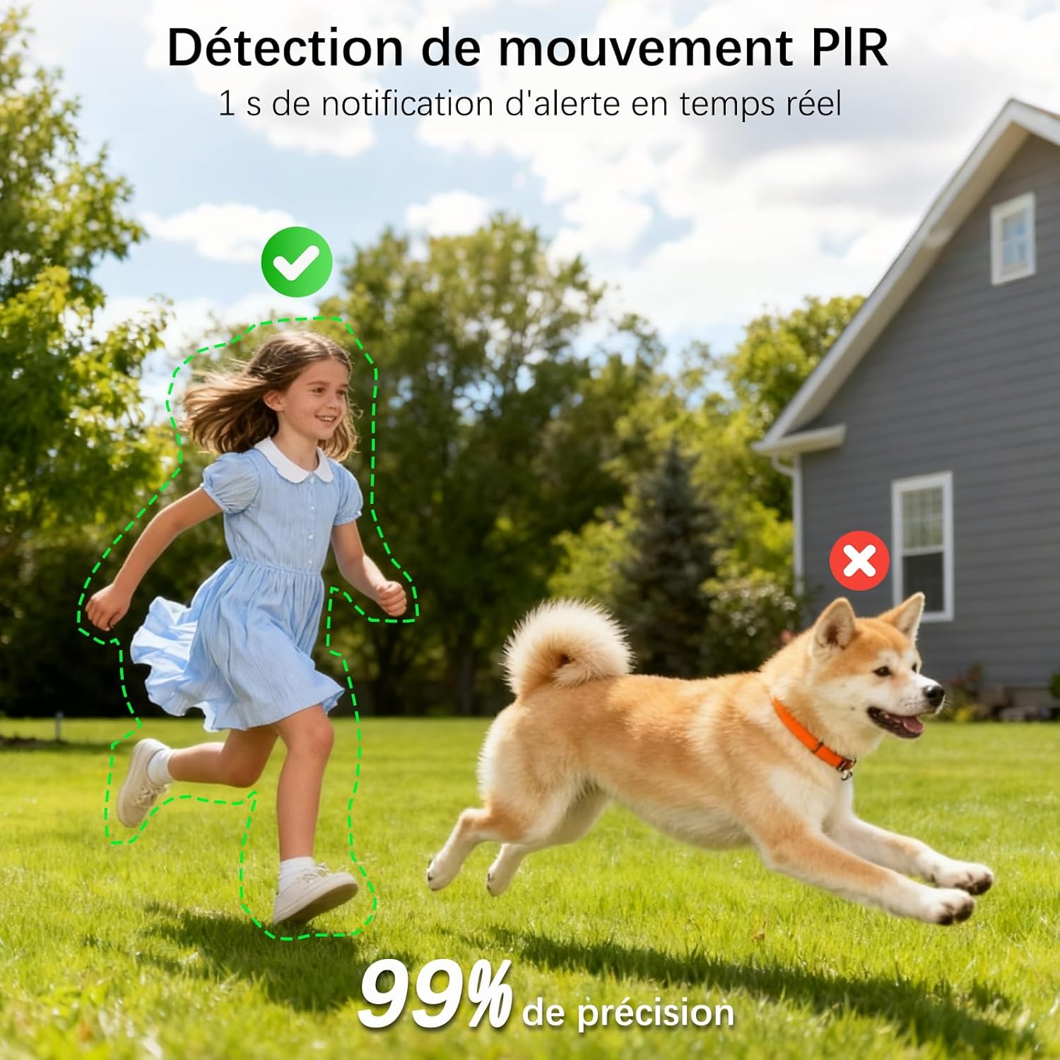 2K Camera Surveillance WiFi Exterieure sans Fil,2 Cam-Kit avec Home Station/Stockage Local 64G/Camera Solaire,360° PTZ Sécurité à Domicile,Vision Vocturne,Alarme,Audio Bidirectionnel,2.4/5G WIFI 9 2K Camera Surveillance WiFi Exterieure sans Fil,2 Cam-Kit avec Home Station/Stockage Local 64G/Camera Solaire,360° PTZ Sécurité à Domicile,Vision Vocturne,Alarme,Audio Bidirectionnel,2.4/5G WIFI – Image 8
