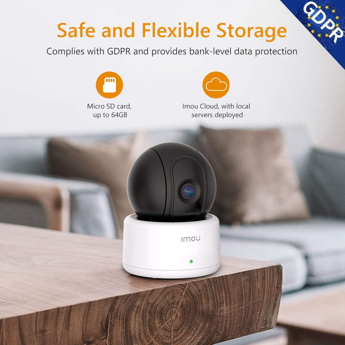 Imou Caméra Surveillance WiFi 720P, Caméra IP sans Fil, Caméra Sécurité Pan/Tilt avec Détection de Mouvement, Audio Bidirectionnel et Vision Nocturne 7 Imou Caméra Surveillance WiFi 720P, Caméra IP sans Fil, Caméra Sécurité Pan/Tilt avec Détection de Mouvement, Audio Bidirectionnel et Vision Nocturne – Image 6