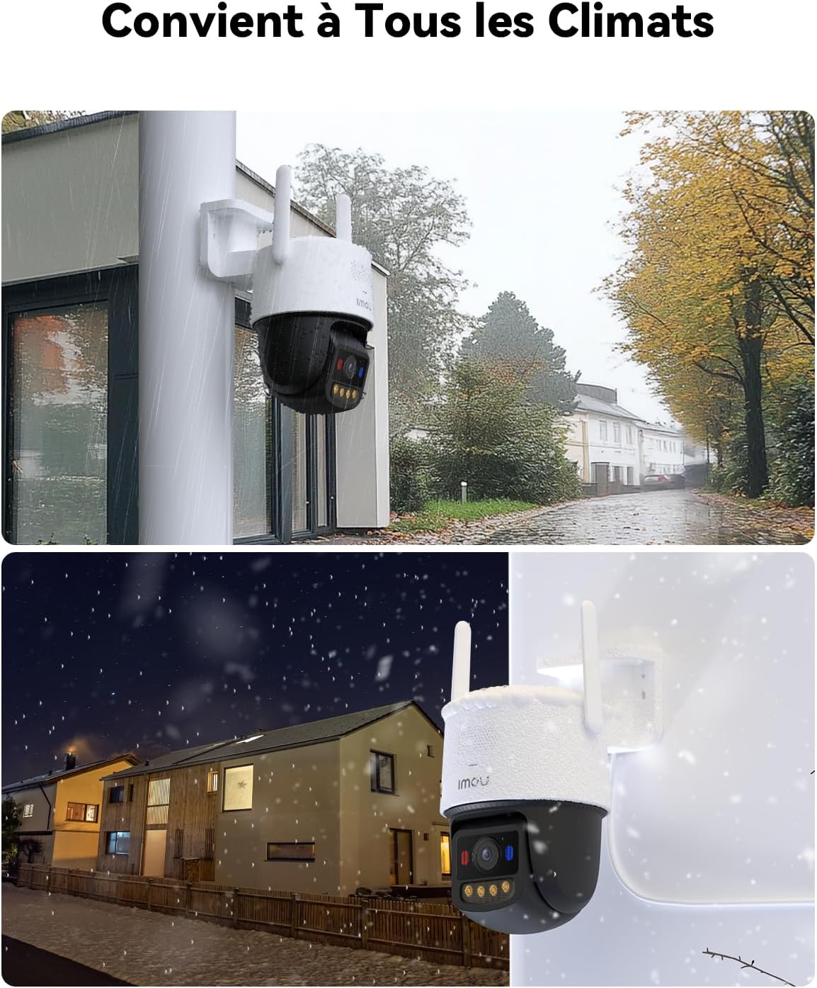 Imou 6MP Caméra PoE Extérieure avec WiFi 2.4G/5GHz, Caméra de Surveillance Extérieur avec Vision Nocturne Couleur de Jour, Détection Personne/Véhicule, Suivi Intelligent, Audio Bidirectionnel, Etanche 11 Imou 6MP Caméra PoE Extérieure avec WiFi 2.4G/5GHz, Caméra de Surveillance Extérieur avec Vision Nocturne Couleur de Jour, Détection Personne/Véhicule, Suivi Intelligent, Audio Bidirectionnel, Etanche – Image 10