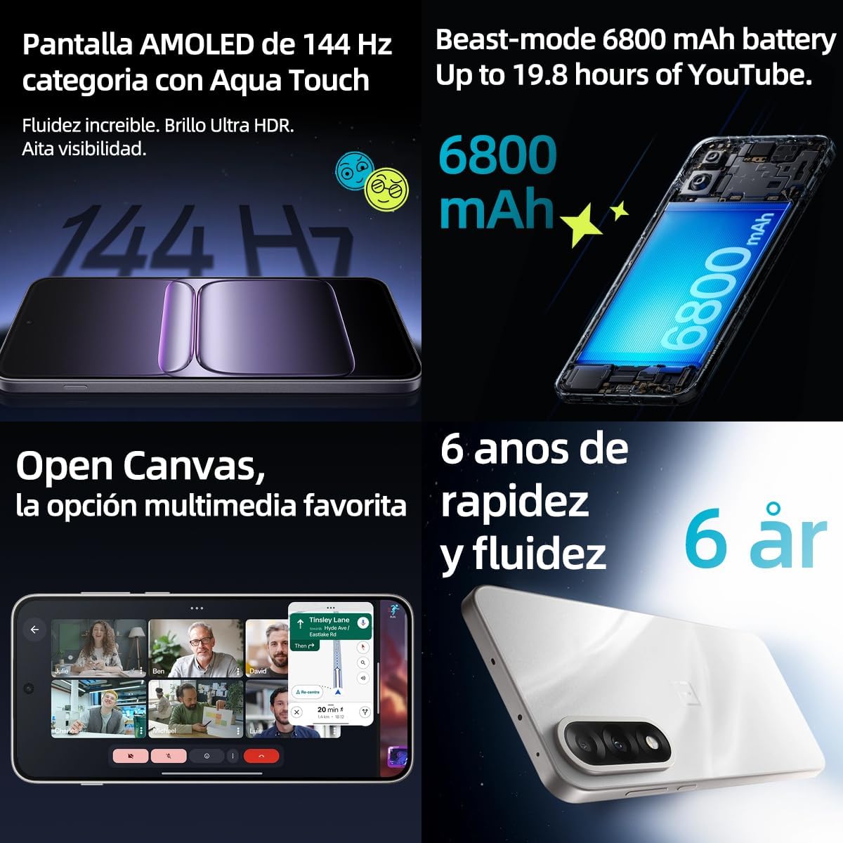 OnePlus Nord 5-5G 8GB RAM 256GB Storage 50MP Camera SIM-Free - Marble Sands 4 OnePlus Nord 5-5G 8GB RAM 256GB Storage 50MP Camera SIM-Free - Marble Sands – Image 3