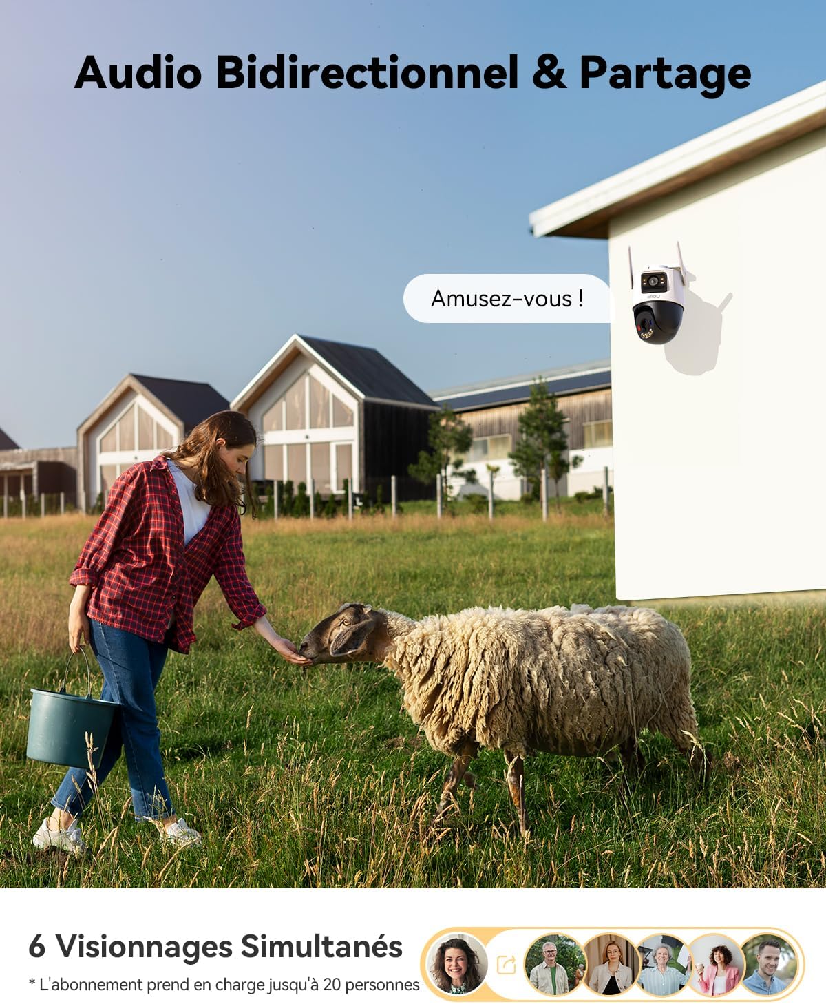 Imou 4G LTE Caméra Surveillance Extérieure à Double Objectif, 3K(3MP+3MP) Camera avec Carte SIM, Détection Humaine/Véhicule, Suivi Automatique, Vision Nocturne Couleur 30M, IP66, Micro SD 64Go Incluse 9 Imou 4G LTE Caméra Surveillance Extérieure à Double Objectif, 3K(3MP+3MP) Camera avec Carte SIM, Détection Humaine/Véhicule, Suivi Automatique, Vision Nocturne Couleur 30M, IP66, Micro SD 64Go Incluse – Image 8
