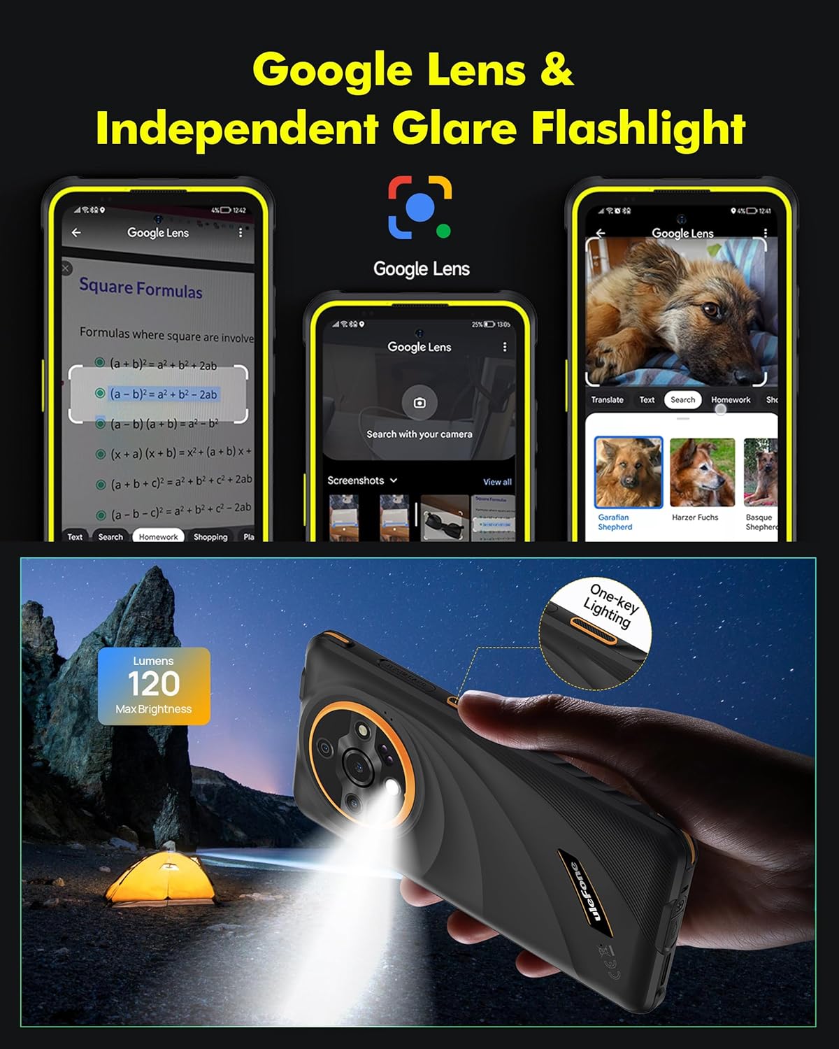 Ulefone Armor X31 Smartphone Incassable 2025 12Go+128Go/SD-2To Octa Core 6050mAh Batterie IP69K Téléphone Portable Antichoc Android 14 Caméra AI 48MP+20MP 4G Dual SIM/IP68 Robuste/NFC/OTG/GPS Orange 8 Ulefone Armor X31 Smartphone Incassable 2025 12Go+128Go/SD-2To Octa Core 6050mAh Batterie IP69K Téléphone Portable Antichoc Android 14 Caméra AI 48MP+20MP 4G Dual SIM/IP68 Robuste/NFC/OTG/GPS Orange – Image 7