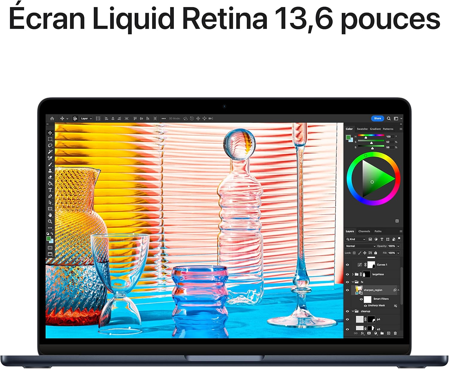 Apple MacBook Air Portable avec Puce M2 : écran Liquid Retina de 13,6 Pouces, 16 Go de RAM, 256 Go de Stockage SSD, Clavier rétroéclairé, caméra FaceTime HD 1080p ; Minuit 5 Apple MacBook Air Portable avec Puce M2 : écran Liquid Retina de 13,6 Pouces, 16 Go de RAM, 256 Go de Stockage SSD, Clavier rétroéclairé, caméra FaceTime HD 1080p ; Minuit – Image 4
