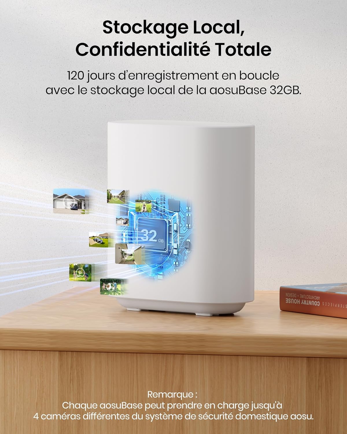 aosu 2K Caméra Surveillance WiFi Extérieure sans Fil, Kit 2 Caméras avec aosuBase, sans Frais Mensuels, Autonomie Jusqu’à 240 Jours, 166° Ultra Grand Angle, Al Détection, Vision Suivi Entre Caméras 3 aosu 2K Caméra Surveillance WiFi Extérieure sans Fil, Kit 2 Caméras avec aosuBase, sans Frais Mensuels, Autonomie Jusqu’à 240 Jours, 166° Ultra Grand Angle, Al Détection, Vision Suivi Entre Caméras – Image 2