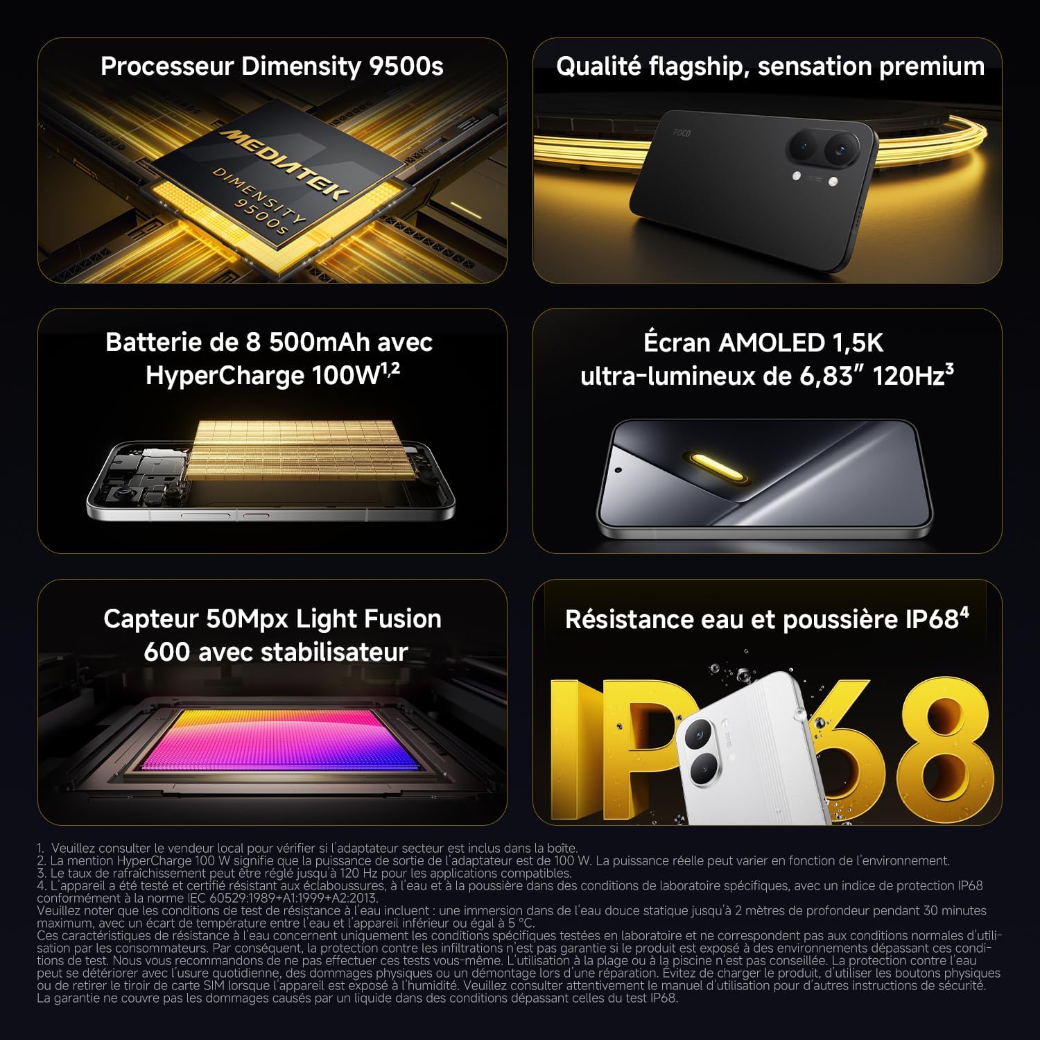 POCO X8 Pro Max, Smartphone 12+512 Go, Processeur Haut de Gamme Dimensity 9500s,écran AMOLED Ultra-Lumineux, 50 MP Light Fusion 600 avec OIS, Blanc,1 an de Garantie supplémentaire,Chargeur Non Inclus 4 POCO X8 Pro Max, Smartphone 12+512 Go, Processeur Haut de Gamme Dimensity 9500s,écran AMOLED Ultra-Lumineux, 50 MP Light Fusion 600 avec OIS, Blanc,1 an de Garantie supplémentaire,Chargeur Non Inclus – Image 3