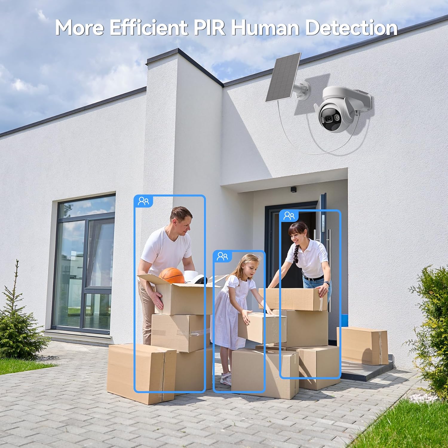 Imou Caméra de sécurité 3 MP pour la Maison, caméra extérieure sans Fil, caméra de sécurité Solaire, caméras de Surveillance extérieures, caméras de Surveillance dôme PT 3MP avec Nouveau Panneau 7 Imou Caméra de sécurité 3 MP pour la Maison, caméra extérieure sans Fil, caméra de sécurité Solaire, caméras de Surveillance extérieures, caméras de Surveillance dôme PT 3MP avec Nouveau Panneau – Image 6