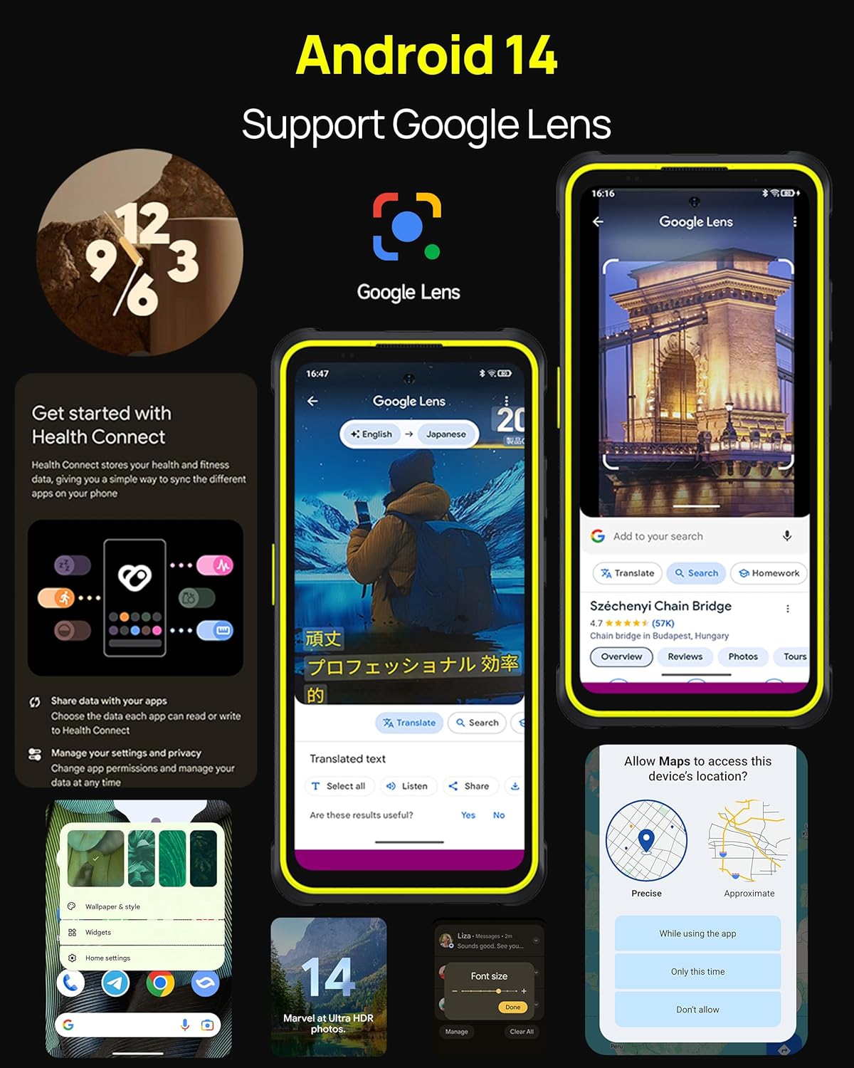 Ulefone Armor X31 Smartphone Incassable 2025 12Go+128Go/SD-2To Octa Core 6050mAh Batterie IP69K Téléphone Portable Antichoc Android 14 Caméra AI 48MP+20MP 4G Dual SIM/IP68 Robuste/NFC/OTG/GPS Orange 9 Ulefone Armor X31 Smartphone Incassable 2025 12Go+128Go/SD-2To Octa Core 6050mAh Batterie IP69K Téléphone Portable Antichoc Android 14 Caméra AI 48MP+20MP 4G Dual SIM/IP68 Robuste/NFC/OTG/GPS Orange – Image 8