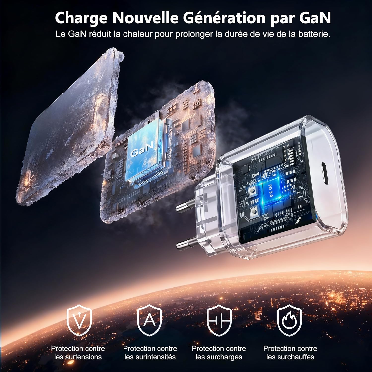 40W Chargeur USB C Rapide pour iPhone 17/17 Pro/17 Pro Max/17 Air, iPhone 16/15, Adaptateur Secteur Prise USB C et Câble 2M, Power Delivery Fast Charger 7 40W Chargeur USB C Rapide pour iPhone 17/17 Pro/17 Pro Max/17 Air, iPhone 16/15, Adaptateur Secteur Prise USB C et Câble 2M, Power Delivery Fast Charger – Image 6