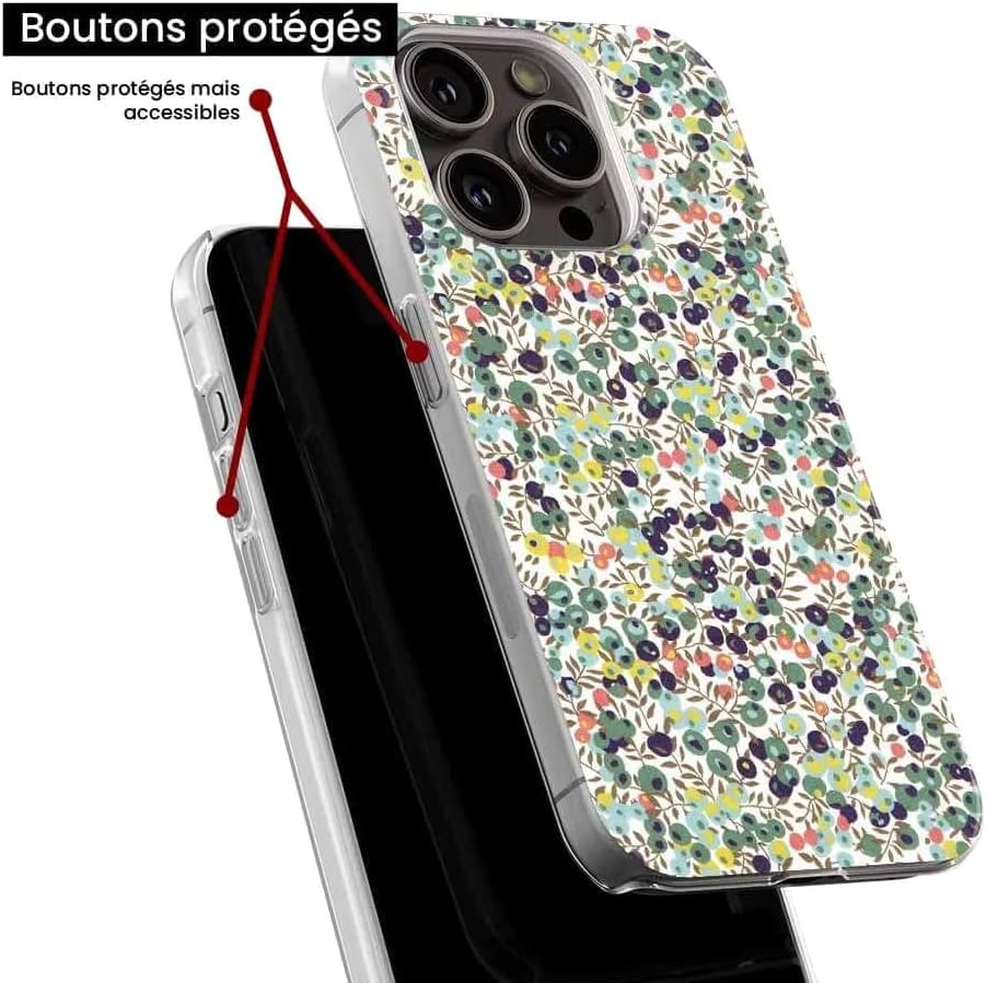 1001coques Coque de Téléphone Compatible pour OnePlus 9 Pro 5G, Design Liberty Wiltshire Vert, Imprimée en France, Étui Souple en Silicone, Housse de Protection. 8 1001coques Coque de Téléphone Compatible pour OnePlus 9 Pro 5G, Design Liberty Wiltshire Vert, Imprimée en France, Étui Souple en Silicone, Housse de Protection. – Image 7