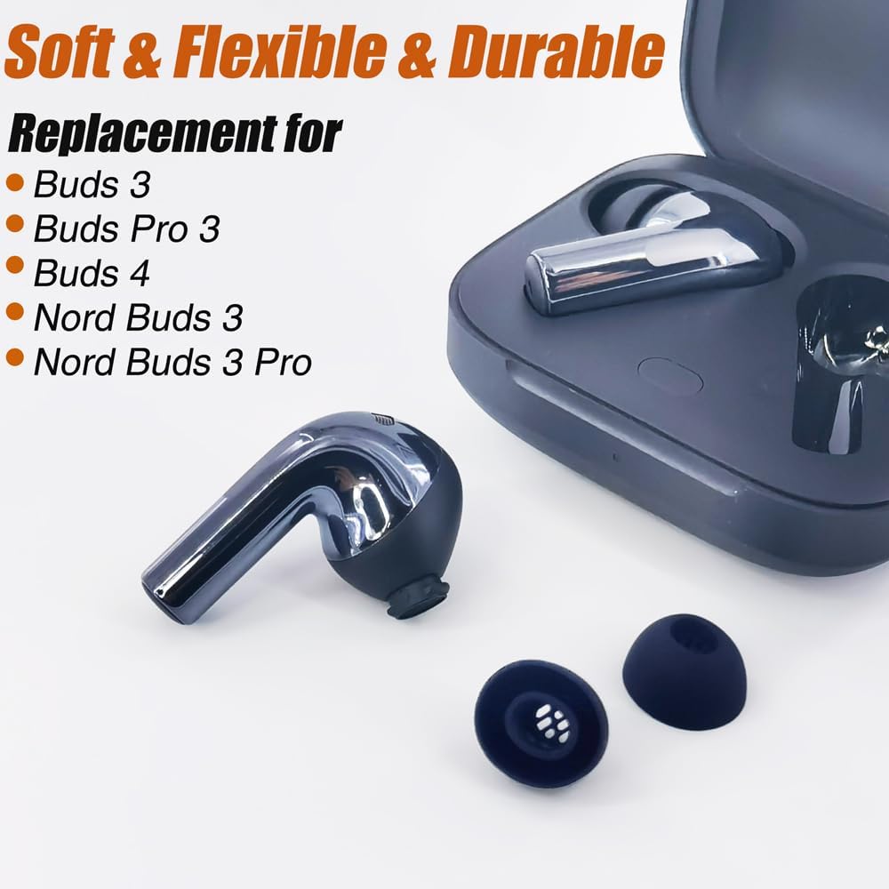 Lot de 6 Embouts de Rechange pour écouteurs OnePlus Buds 3 / Buds Pro 3 / Nord Buds 3 Pro 3 Lot de 6 Embouts de Rechange pour écouteurs OnePlus Buds 3 / Buds Pro 3 / Nord Buds 3 Pro – Image 2