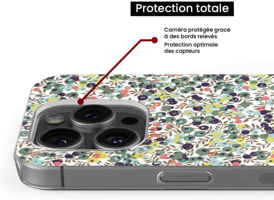 1001coques Coque de Téléphone Compatible pour OnePlus 9 Pro 5G, Design Liberty Wiltshire Vert, Imprimée en France, Étui Souple en Silicone, Housse de Protection. 6 1001coques Coque de Téléphone Compatible pour OnePlus 9 Pro 5G, Design Liberty Wiltshire Vert, Imprimée en France, Étui Souple en Silicone, Housse de Protection. – Image 5