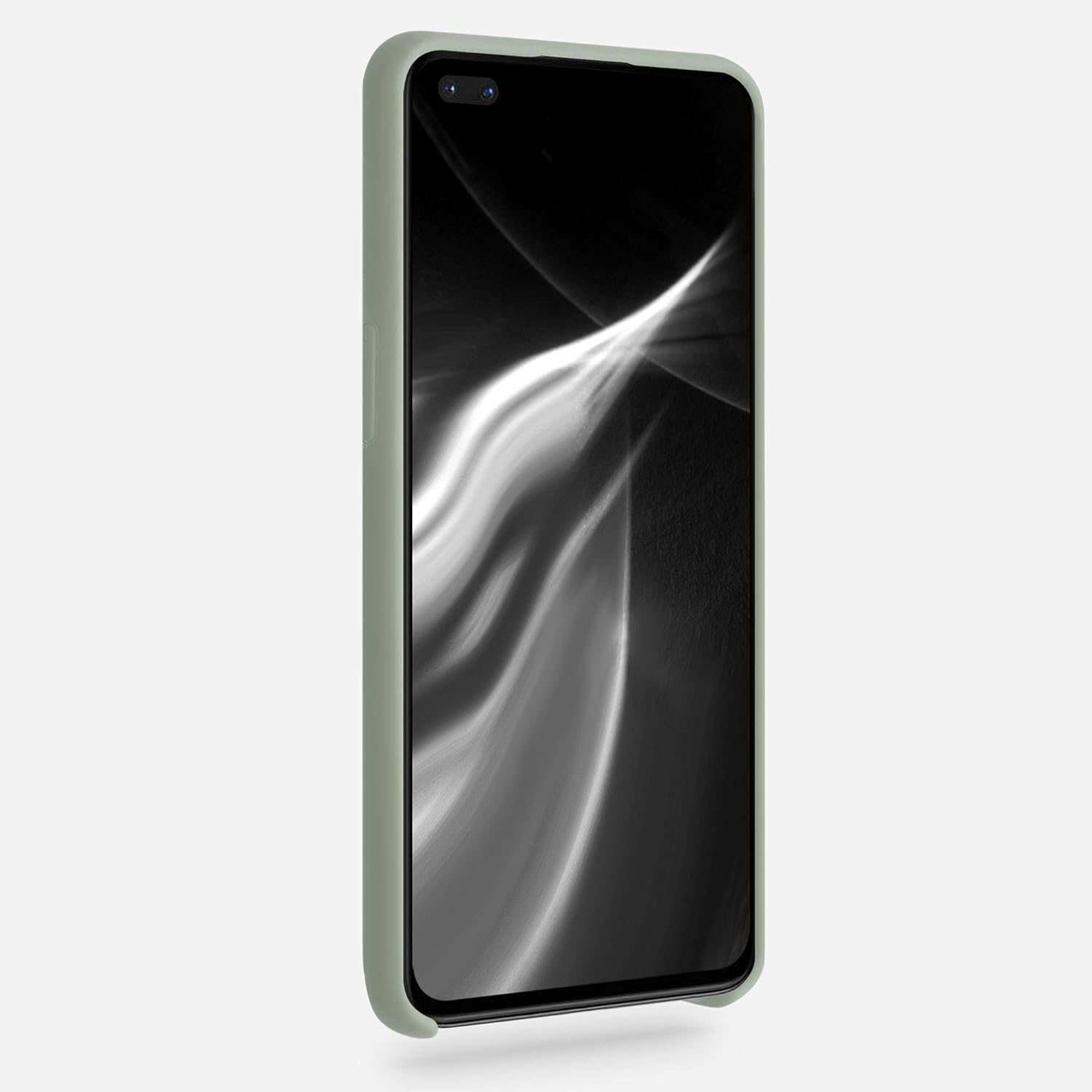 kwmobile Housse Compatible avec OnePlus Nord Coque - Housse de téléphone Protection Souple en TPU Silicone - Vert Gris 3 kwmobile Housse Compatible avec OnePlus Nord Coque - Housse de téléphone Protection Souple en TPU Silicone - Vert Gris – Image 2