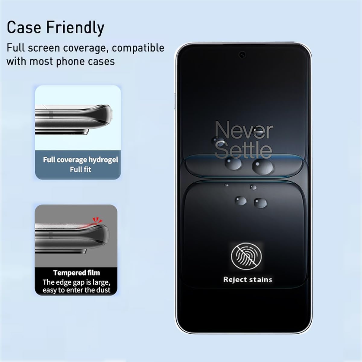 Mat Film Hydrogel pour OnePlus Nord 5-5G 6.83 pouces, 3 pcs TPU Film de Protection d'écran Antireflets Mat,TPU Film Protection écran Matte,Anti-Traces 4 Mat Film Hydrogel pour OnePlus Nord 5-5G 6.83 pouces, 3 pcs TPU Film de Protection d'écran Antireflets Mat,TPU Film Protection écran Matte,Anti-Traces – Image 3