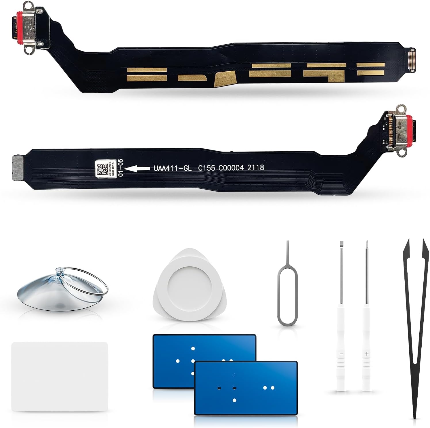 Port de Charge pour OnePlus Nord 2 5G/Nord 2T Connecteur de Charge Port Remplacement Charging Port Connecteur de Quai Microphone Prise Casque +Kit de Réparation 2 Port de Charge pour OnePlus Nord 2 5G/Nord 2T Connecteur de Charge Port Remplacement Charging Port Connecteur de Quai Microphone Prise Casque +Kit de Réparation