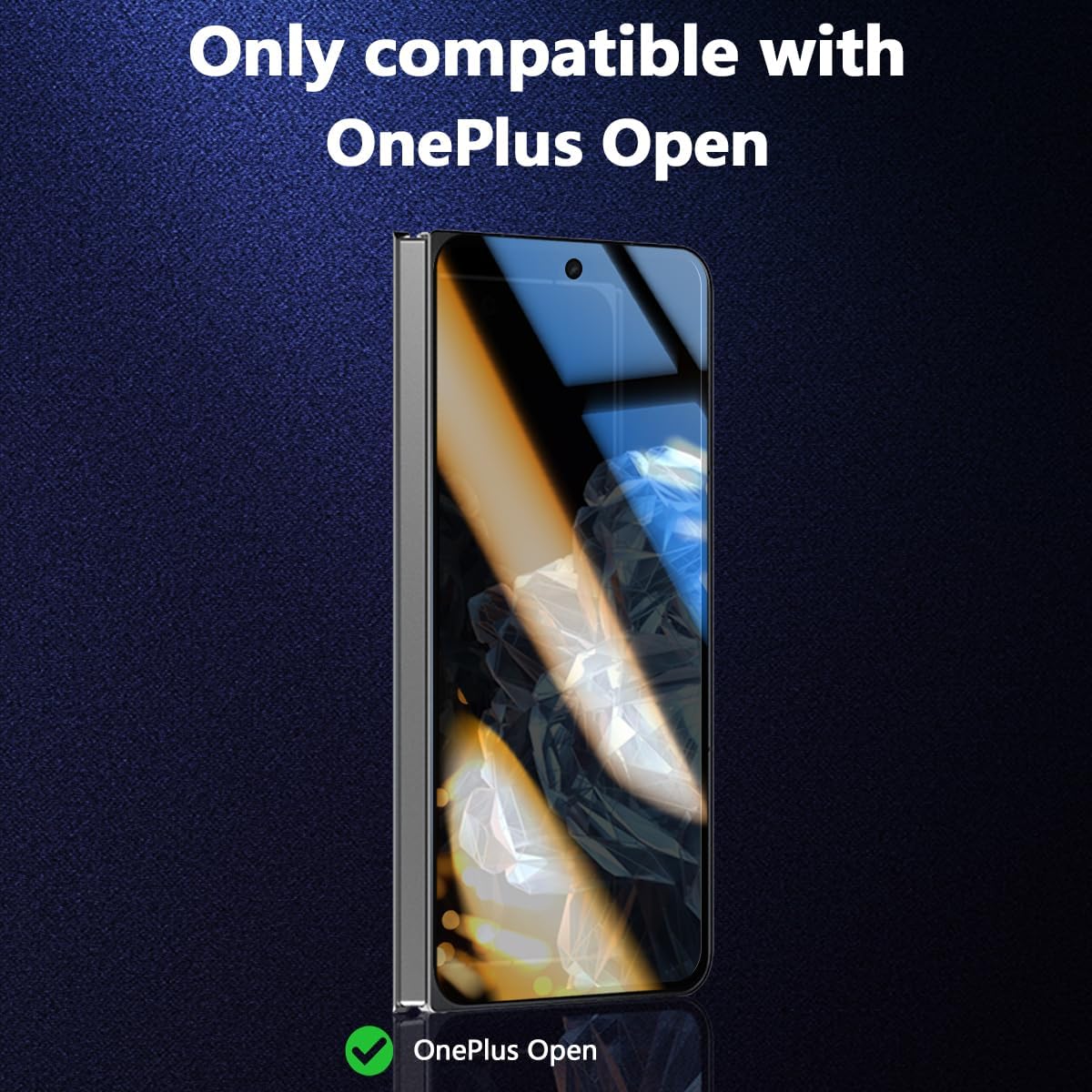 2 Pièces Verre Trempé pour OnePlus Open Protection ecran de Confidentialité, Anti Espion tempered glass, film protecteur Anti-Spy, Dureté 9H Glass Résistant aux rayures protege écran 3 2 Pièces Verre Trempé pour OnePlus Open Protection ecran de Confidentialité, Anti Espion tempered glass, film protecteur Anti-Spy, Dureté 9H Glass Résistant aux rayures protege écran – Image 2