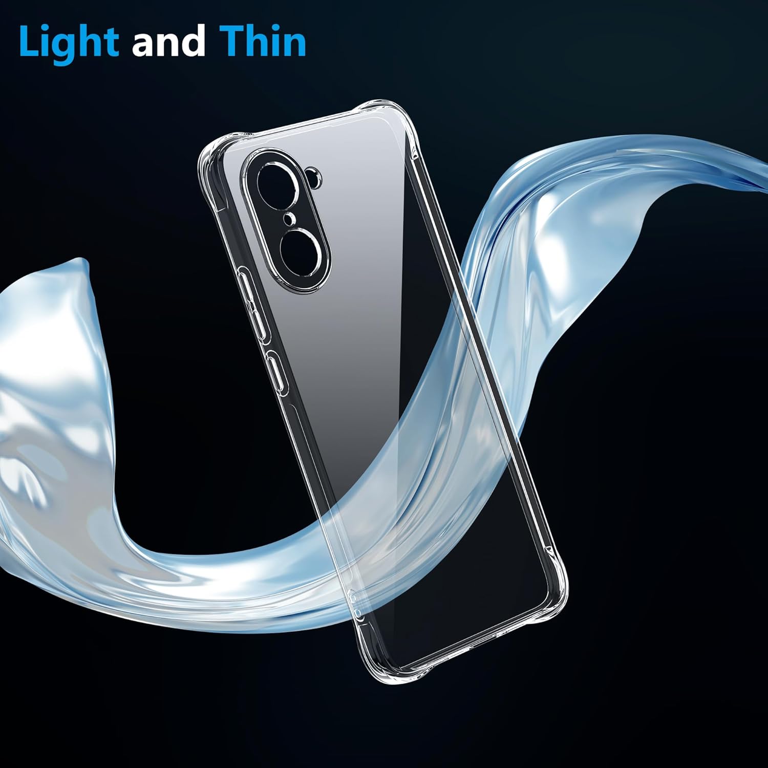 Coque pour OnePlus Nord CE5+1x Film de Protection, Anti-jaunissement, Antichoc et Résistant aux Rayures, CEtui Ultra-Mince en TPU Souple pour OnePlus Nord CE5 Coque 4 Coque pour OnePlus Nord CE5+1x Film de Protection, Anti-jaunissement, Antichoc et Résistant aux Rayures, CEtui Ultra-Mince en TPU Souple pour OnePlus Nord CE5 Coque – Image 3
