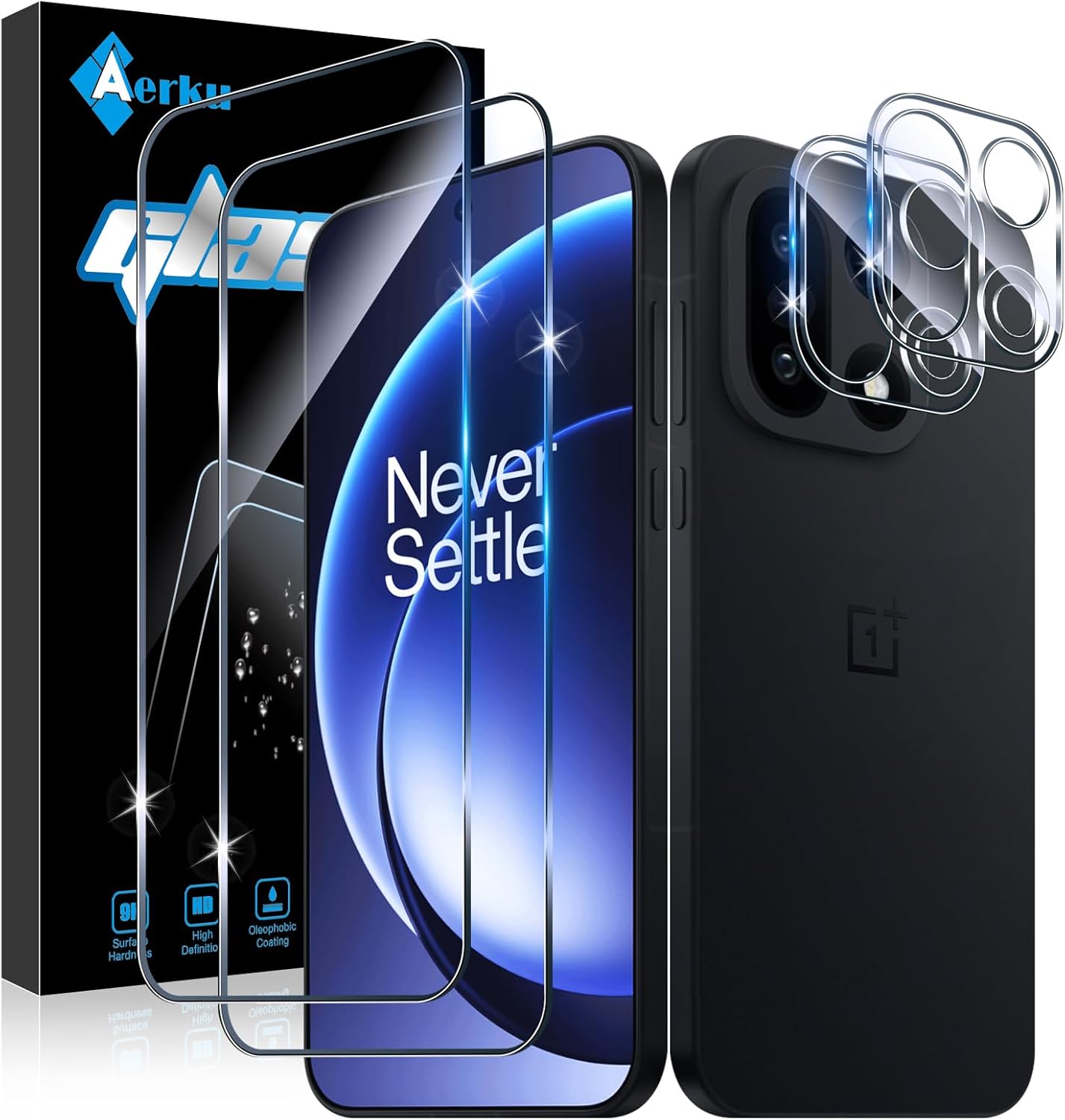 2 Pièces Verre Trempé pour Oneplus 15 5G avec 2 Pièces Caméra Arrière Objectif Protecteur, Dureté 9H Anti Rayures Film Protection écran, Ultra Résistant Vitre Protection 2 2 Pièces Verre Trempé pour Oneplus 15 5G avec 2 Pièces Caméra Arrière Objectif Protecteur, Dureté 9H Anti Rayures Film Protection écran, Ultra Résistant Vitre Protection