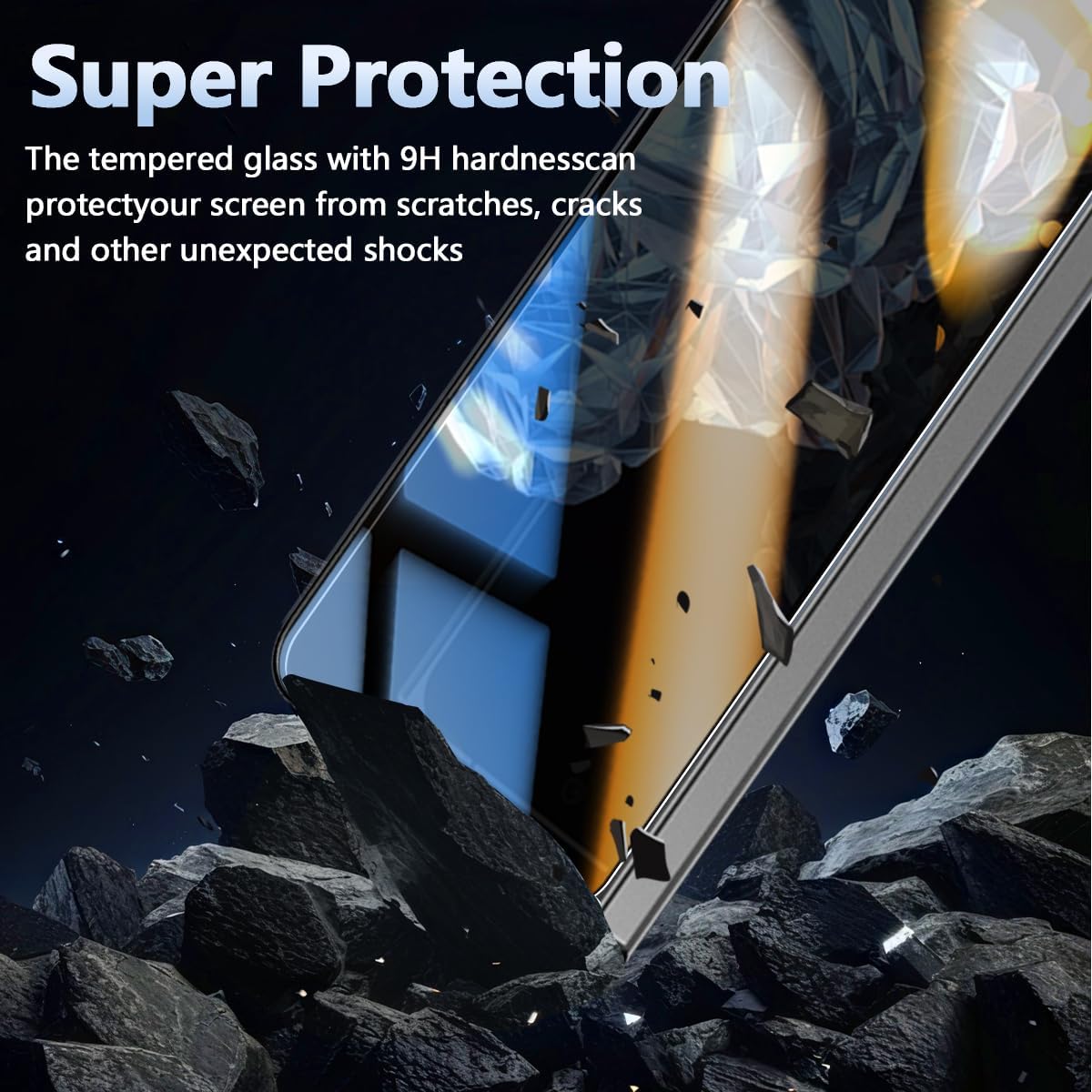 2 Pièces Verre Trempé pour OnePlus Open Protection ecran de Confidentialité, Anti Espion tempered glass, film protecteur Anti-Spy, Dureté 9H Glass Résistant aux rayures protege écran 5 2 Pièces Verre Trempé pour OnePlus Open Protection ecran de Confidentialité, Anti Espion tempered glass, film protecteur Anti-Spy, Dureté 9H Glass Résistant aux rayures protege écran – Image 4