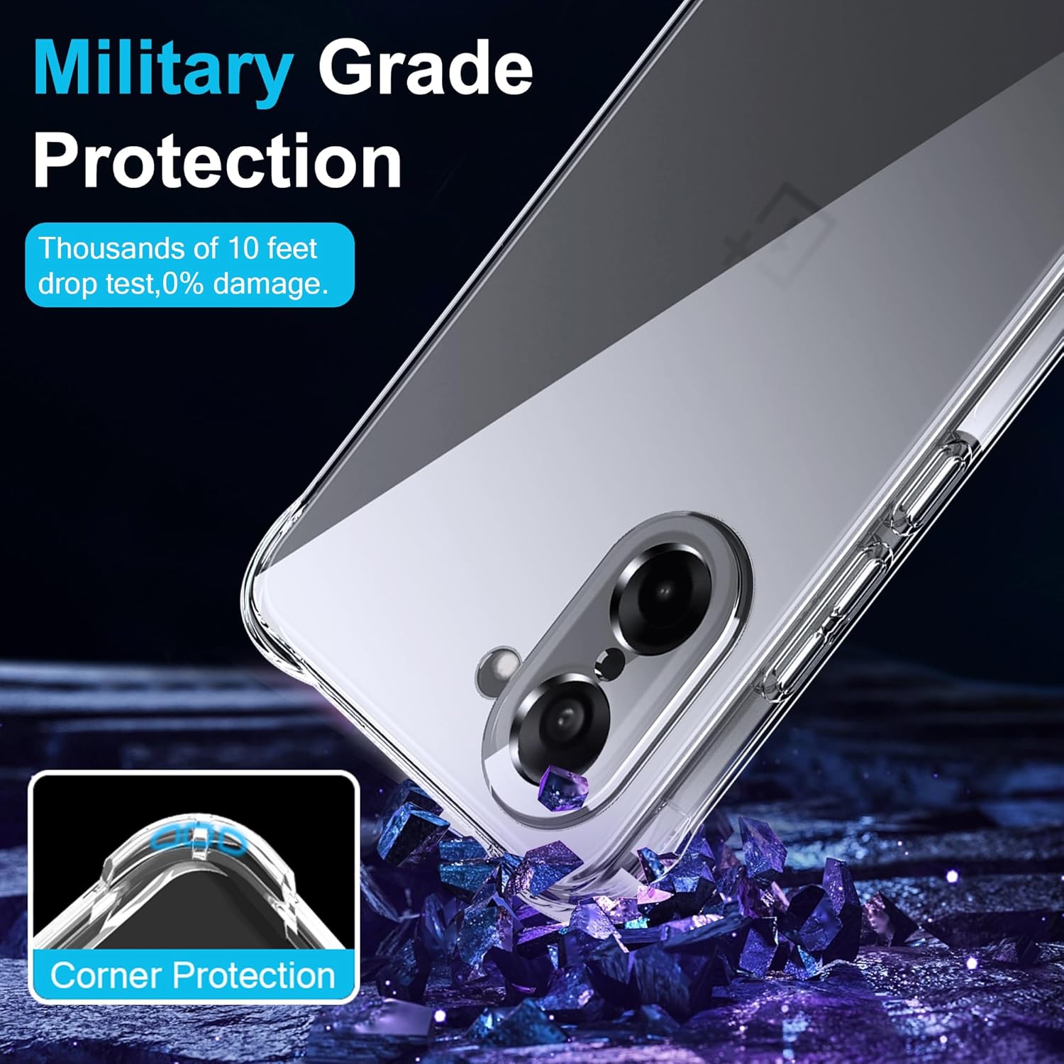 Coque pour OnePlus Nord CE5+1x Film de Protection, Anti-jaunissement, Antichoc et Résistant aux Rayures, CEtui Ultra-Mince en TPU Souple pour OnePlus Nord CE5 Coque 3 Coque pour OnePlus Nord CE5+1x Film de Protection, Anti-jaunissement, Antichoc et Résistant aux Rayures, CEtui Ultra-Mince en TPU Souple pour OnePlus Nord CE5 Coque – Image 2