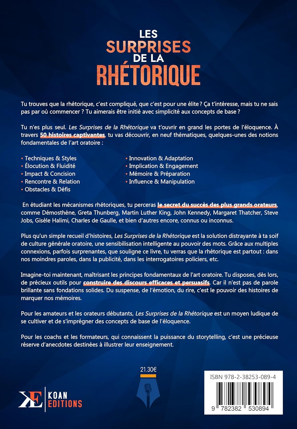 Les Surprises de la Rhétorique: 50 anecdotes disruptives sur la prise de parole en public pour découvrir l’art oratoire sans prise de tête 3 Les Surprises de la Rhétorique: 50 anecdotes disruptives sur la prise de parole en public pour découvrir l’art oratoire sans prise de tête – Image 2