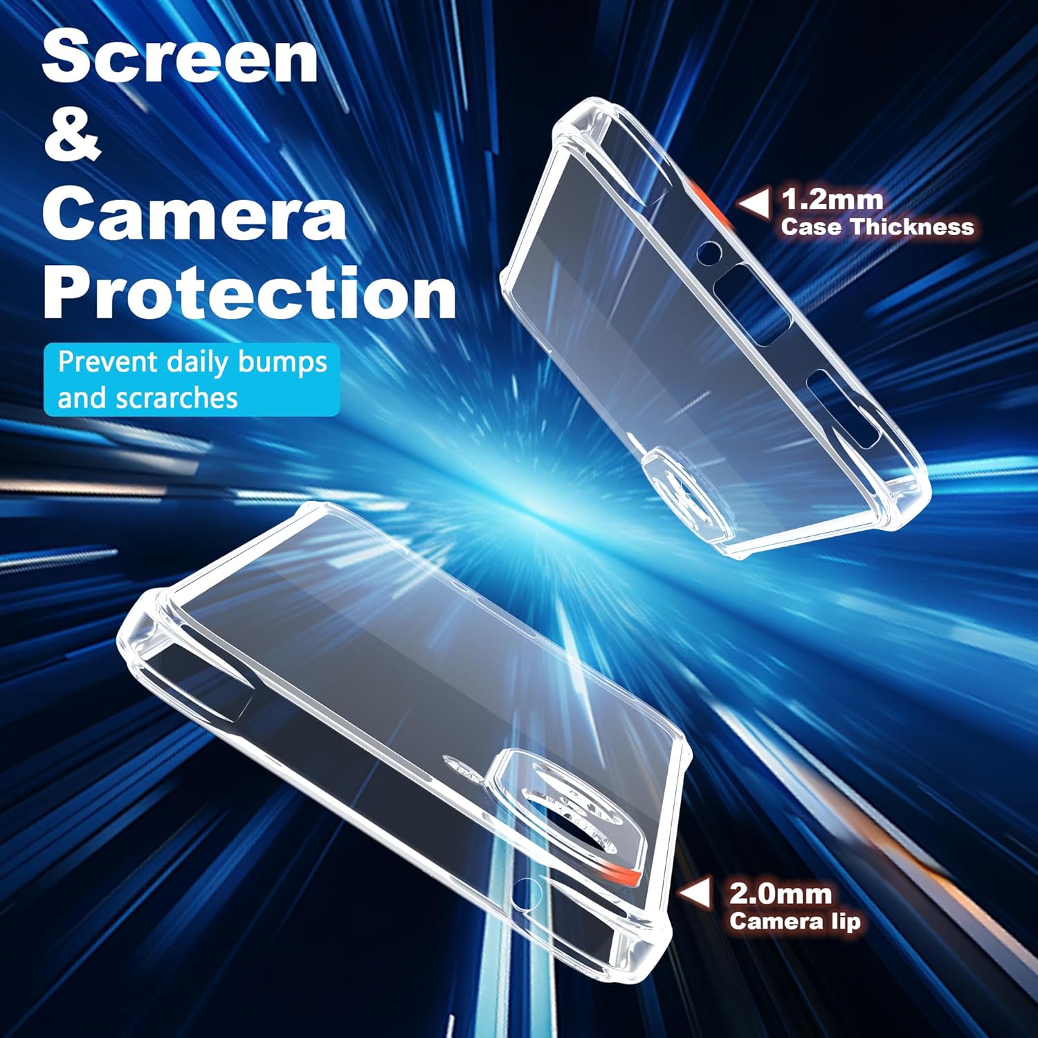 Coque pour OnePlus Nord CE5+1x Film de Protection, Anti-jaunissement, Antichoc et Résistant aux Rayures, CEtui Ultra-Mince en TPU Souple pour OnePlus Nord CE5 Coque 5 Coque pour OnePlus Nord CE5+1x Film de Protection, Anti-jaunissement, Antichoc et Résistant aux Rayures, CEtui Ultra-Mince en TPU Souple pour OnePlus Nord CE5 Coque – Image 4