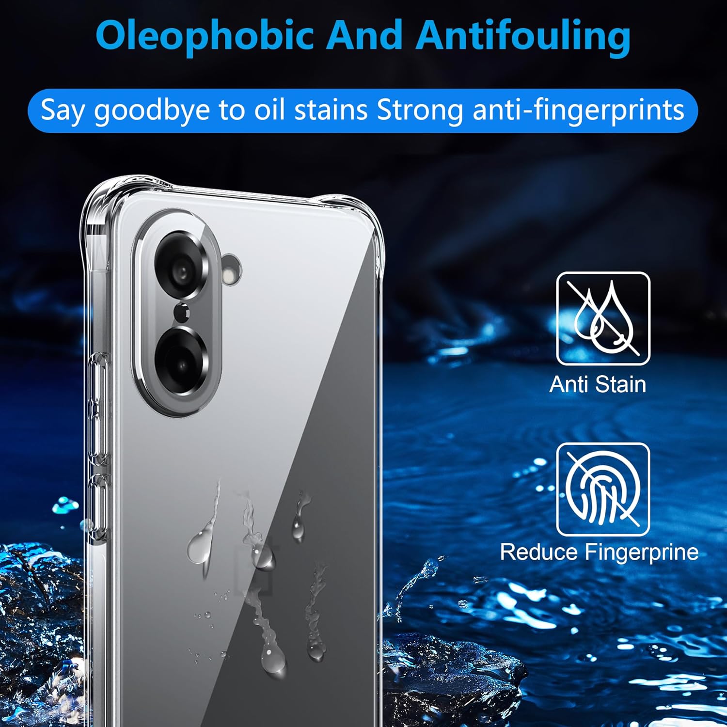 Coque pour OnePlus Nord CE5+1x Film de Protection, Anti-jaunissement, Antichoc et Résistant aux Rayures, CEtui Ultra-Mince en TPU Souple pour OnePlus Nord CE5 Coque 6 Coque pour OnePlus Nord CE5+1x Film de Protection, Anti-jaunissement, Antichoc et Résistant aux Rayures, CEtui Ultra-Mince en TPU Souple pour OnePlus Nord CE5 Coque – Image 5